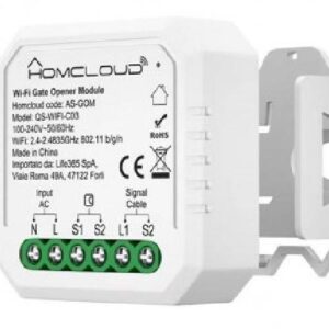 MODULO SMART WI-FI PER CANCELLI GARAGE ED ELETTROSERRATURE 1CH (AS-GOM)