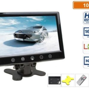 MONITOR TFT LED 10.1" CON TELECOMANDO - INGRESSO VIDEO - RCA - VIDEOSORVEGLIANZA