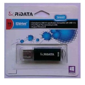 PEN DRIVE 16 GB JEWEL BLACK USB 2.0 NERO