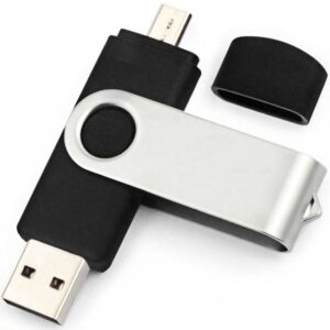 PEN DRIVE 8 GB NERA BULK TYPE-A/TYPE-C - IDEALE PER SERIGRAFIA - USB-A/C