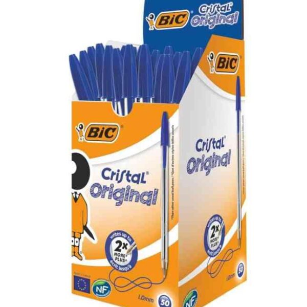 PENNA A SFERA CRISTAL BLU (50 PEZZI)