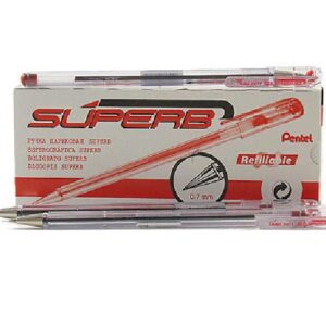 PENNA A SFERA SUPERB ROSSO (12 PEZZI)
