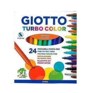 PENNARELLI GIOTTO TURBOCOLOR COLORI ASSORTITI - 24 PEZZI