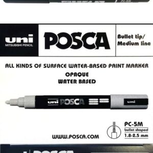 PENNARELLO MARCATORE POSCA MEDIO NERO PM-5 CONF. 6PZ