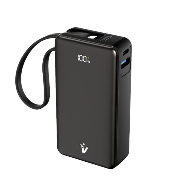 POWER BANK 10000 MAH QUICK CHARGE (VPB-LP10BK) TYPE-C NERO