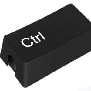 SCATOLA NASCONDI E ORGANIZZA CAVI - TASTO CTRL - NERA