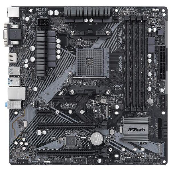 SCHEDA MADRE B450M PRO4 R2.0 (90-MXBEG0-A0UAYZ) SK AM4