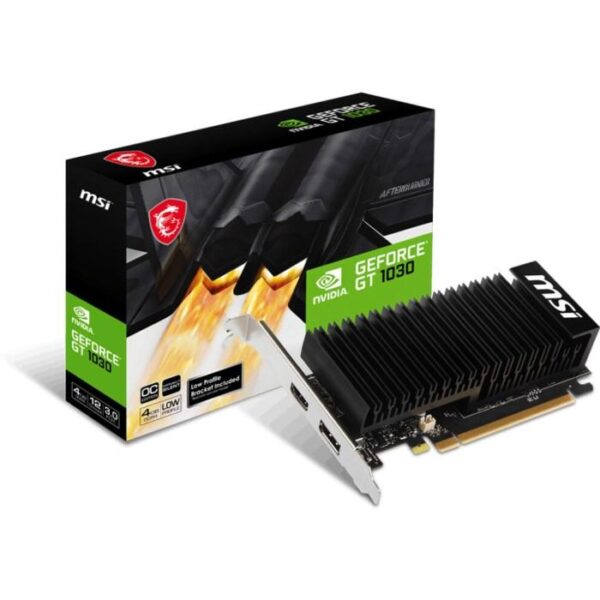 SCHEDA VIDEO GEFORCE GT1030 4GB 4GHD4 LP OC (V812-037R) 4 GB PCI-E