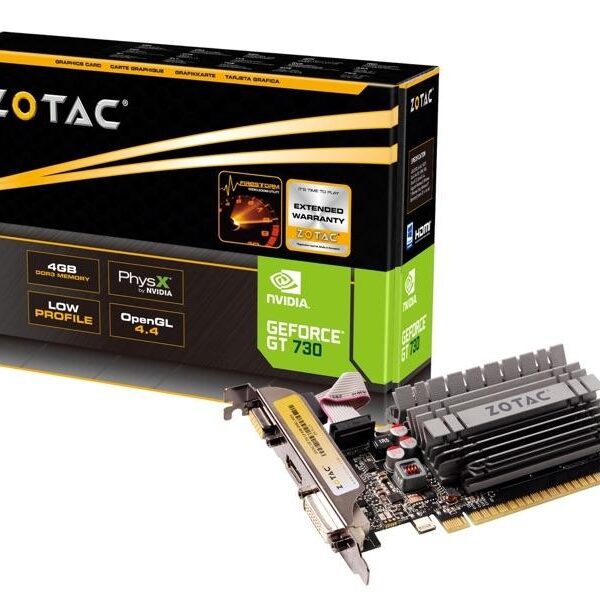 SCHEDA VIDEO GEFORCE GT730 4 GB ZONE EDITION PCI-E (ZT-71115-20L)