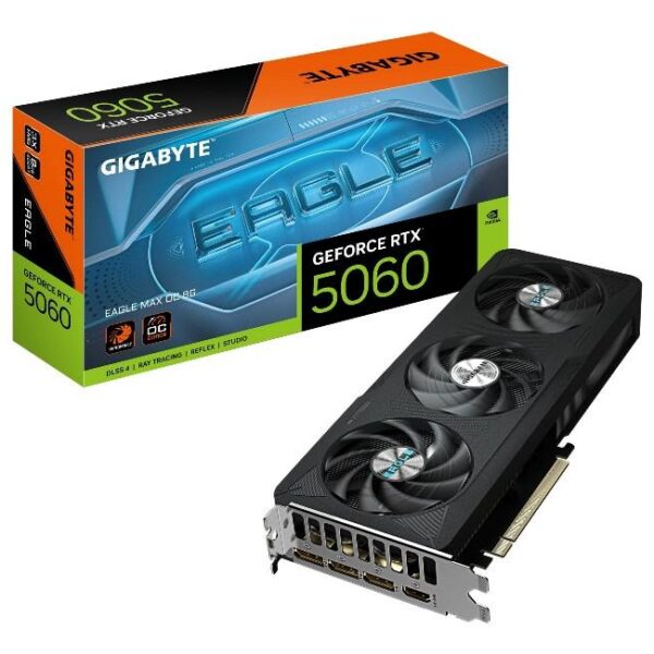 SCHEDA VIDEO GEFORCE RTX 5060 8 GB EAGLE MAX OC 8G GDDR7 (GV-N5060EAGLEMAX OC-8GD)