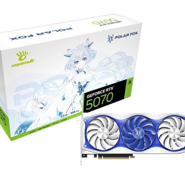 SCHEDA VIDEO GEFORCE RTX 5070 OC POLAR FOX 12 GB (M-N507PO/D712G-M3633)