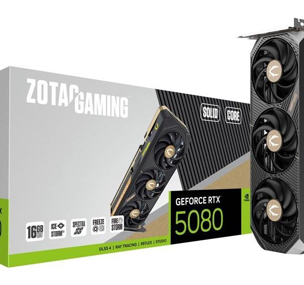 SCHEDA VIDEO GEFORCE RTX 5080 16 GB SOLID CORE (ZT-B50800D2-10P)