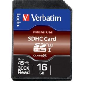 SECURE DIGITAL 16 GB (43962) CLASSE 10 (U1) 300X