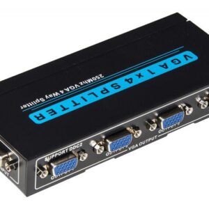 SPLITTER VGA 4 USCITE 250MHZ CON ALIMENTATORE (LKVGA204)