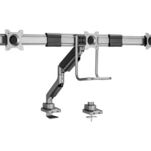 SUPPORTO DA TAVOLO A TRIPLO MONITOR DA 17" A 27" (650162)