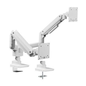 SUPPORTO DA TAVOLO HEAVY DUTY PER 2 MONITOR DA 17" A 35" (650183) BIANCO