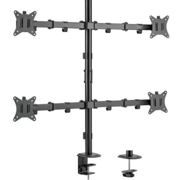 SUPPORTO DA TAVOLO PER 4 MONITOR DA 17" A 32" (650159)
