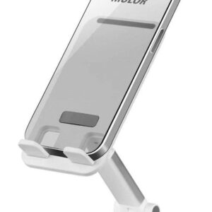 SUPPORTO PIEGHEVOLE DA TAVOLO PER SMARTPHONE/TABLET (LE-161) BIANCO