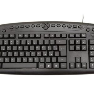 TASTIERA KB-3105U USB MULTIMEDIALE NERA