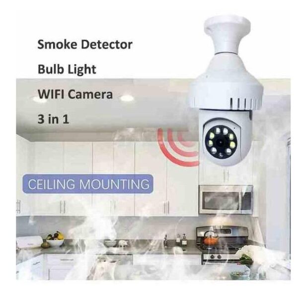 TELECAMERA SORVEGLIANZA IP TC-4019-SMOKE RILEVATORE FUMO