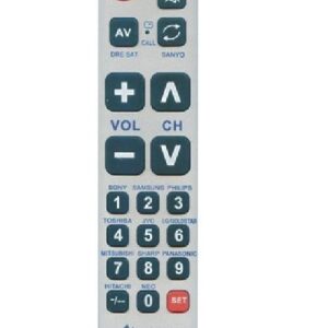 TELECOMANDO UNIVERSALE FACILITATO PER TELEVISORI (RT 9661)