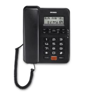 TELEFONO FISSO OFFICE DESK NERO