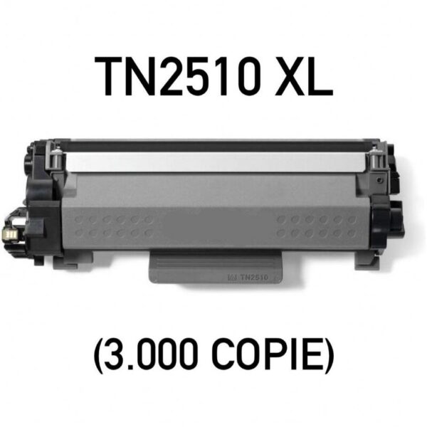 TONER COMPATIBILE BROTHER TN2510 XL 3K CON CHIP