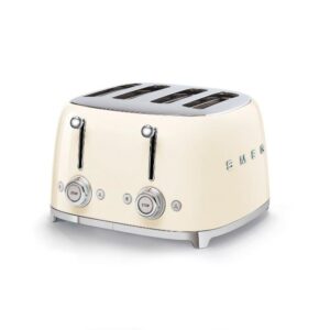 TOSTAPANE TSF03CREU - 4x SLOT - ESTETICA 50'S STYLE - PANNA