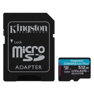 TRANS FLASH 512 GB CANVAS GO PLUS (SDCG3/512GB) CLASS 10 (CON ADATTATORE)