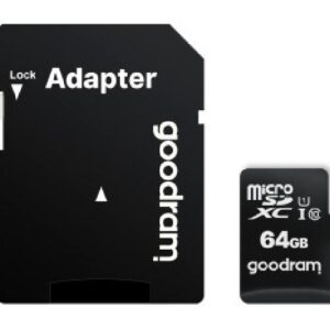 TRANS FLASH MICRO SDXC 64 GB CLASS 10 CON ADATTATORE (M1AA-0640R12)
