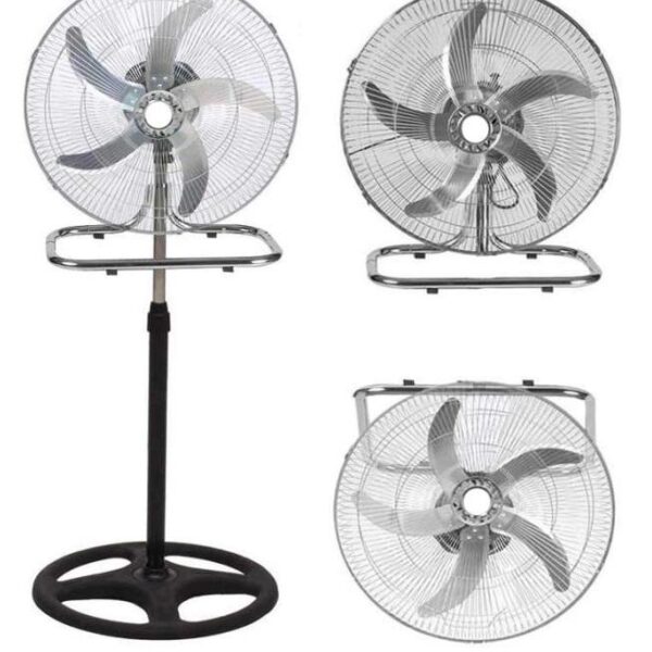 VENTILATORE 50X125 3 IN 1 - PIANTANA, A PARETE, TAVOLO - 3 VELOCITA' - 65W