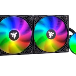 VENTOLA DISSIPATORE A LIQUIDO EVOLIQ 240 RAINBOW - 240MM (ITLCEVOR240)