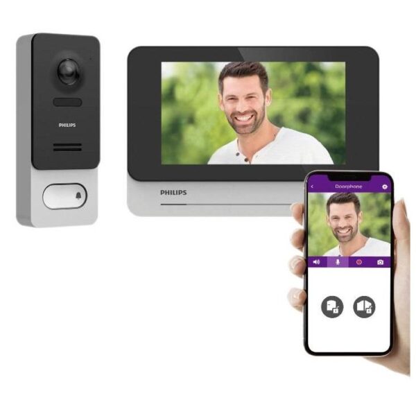 VIDEOCITOFONO WELCOMEEYE WIRELESS BLUETOOTH WLAN - TOUCHSCREEN SENZA FILI DA 7" (531039)